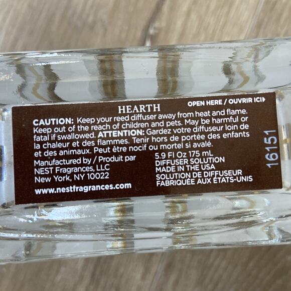 Nest Diffuser Empty Glass Bottle - Hearth - Picture 7 of 8